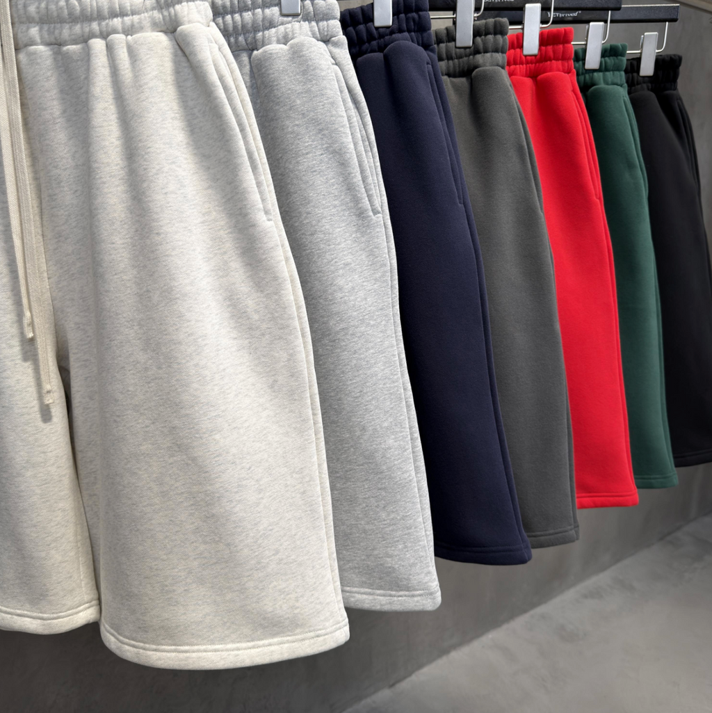 Unisex 380 GSM Heavyweight Fleece Capri Shorts
