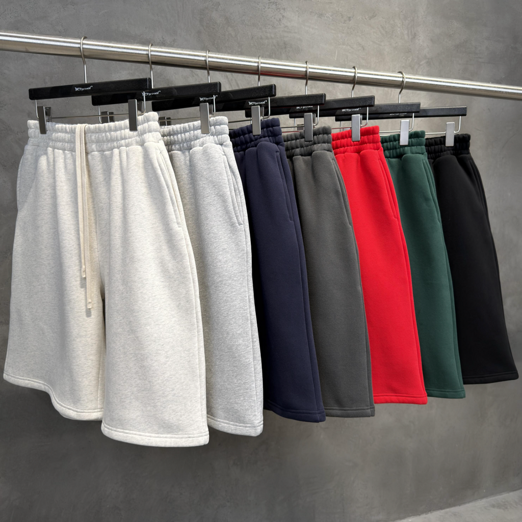 Unisex 380 GSM Heavyweight Fleece Capri Shorts