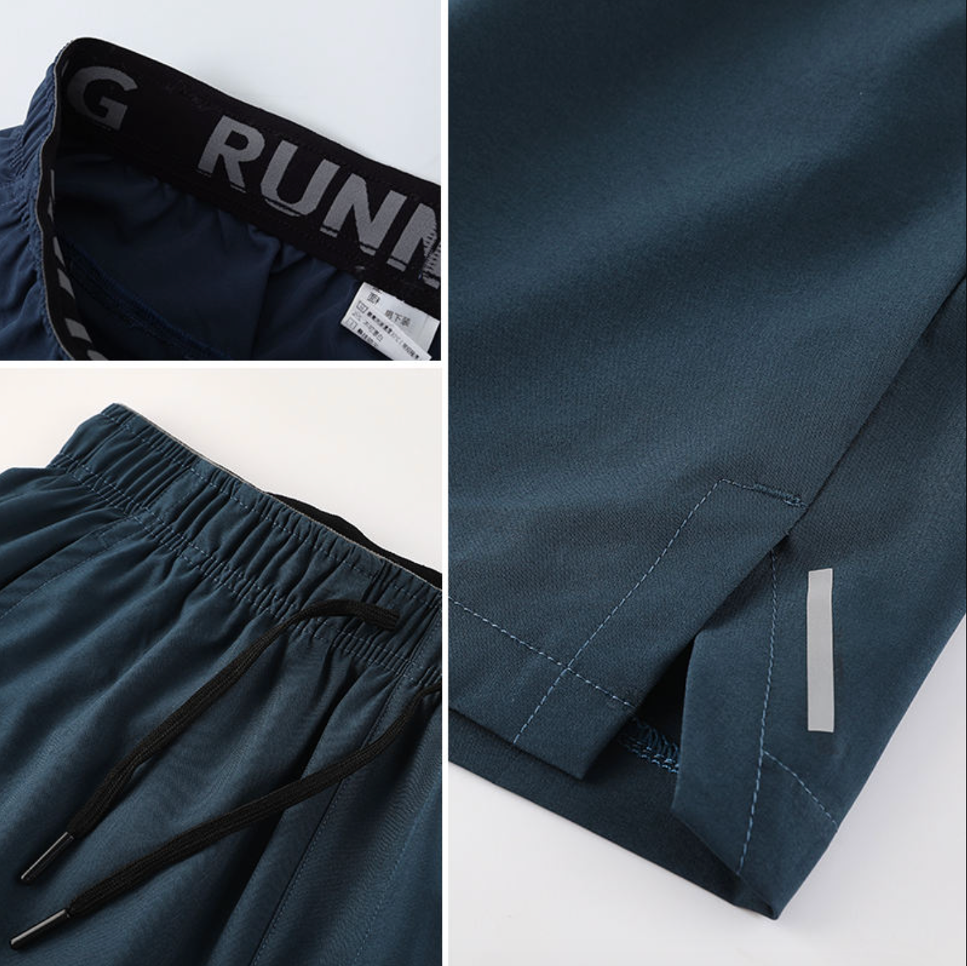 Lightweight Polyester Athletic Workout & Running Shorts
